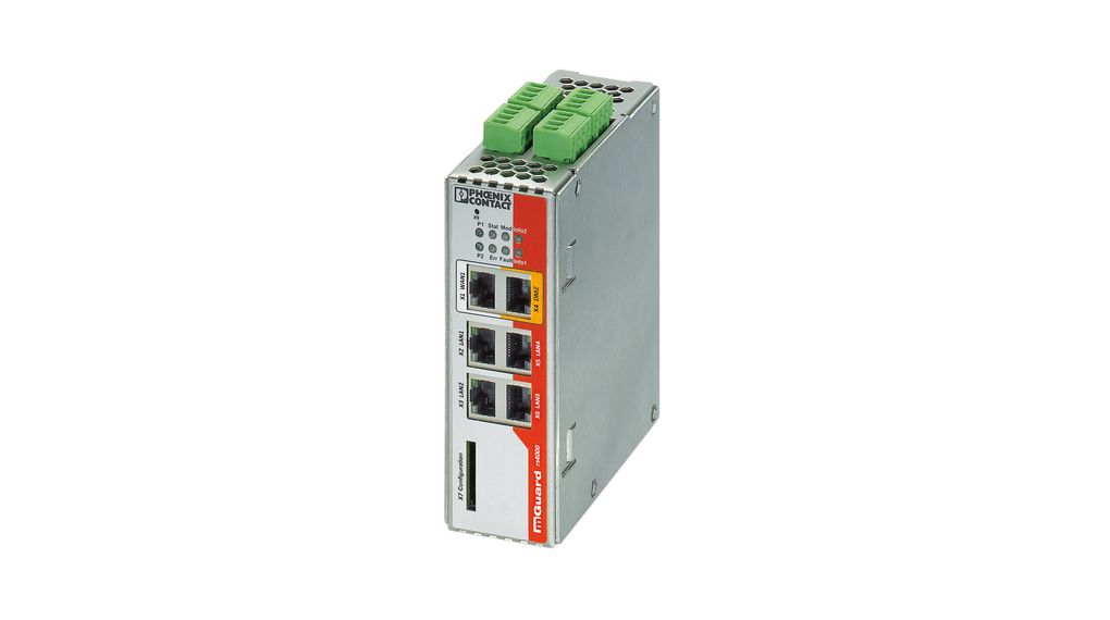 Industrial Router, RJ45 Ports 6, 100Mbps, VPN Tunnels 10